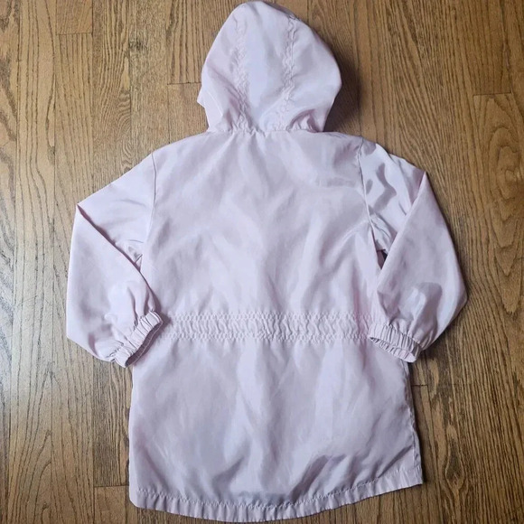 Reserved girls hooded light pink coat size 110cm/ 5T - Picture 2 of 9